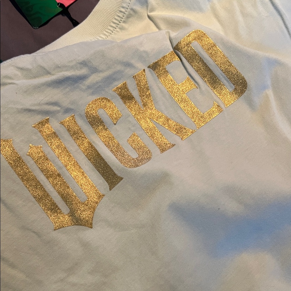 Wicked Graphic Tee and Green Pants Set - Picture 6 of 9